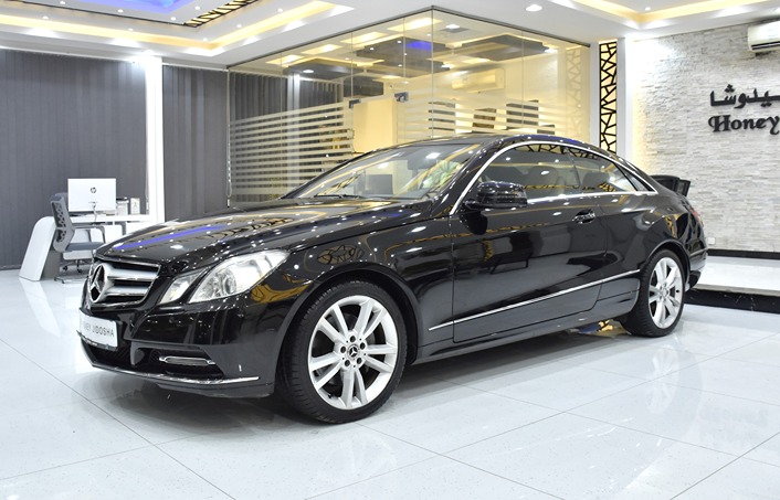 EXCELLENT DEAL for our Mercedes Benz E300 Coupe ( 2013 Model ) in Black Color GCC Specs