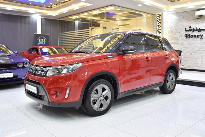 EXCELLENT DEAL for our Suzuki Vitara ( 2017 Model ) in Red Color GCC Specs