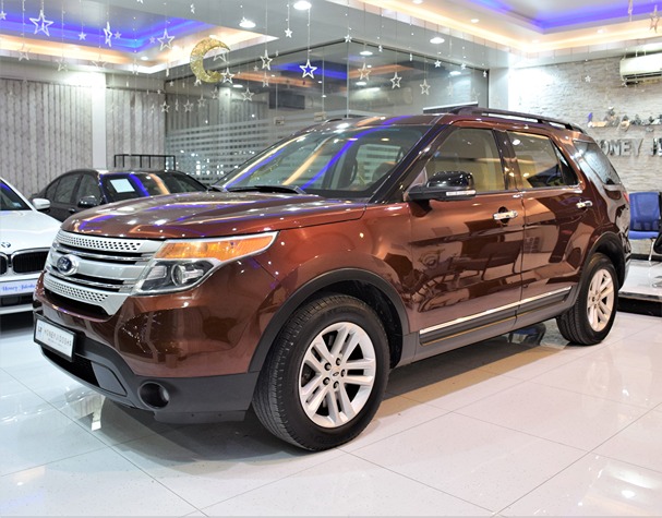 EXCELLENT DEAL for our Ford Explorer XLT 4WD ( 2015 Model! ) in Brown Color! GCC Specs