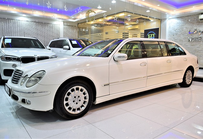 EXCELLENT DEAL for our Mercedes Benz E320 ELEGANCE ( LIMOUSINE ) 2003 Model GCC Specs