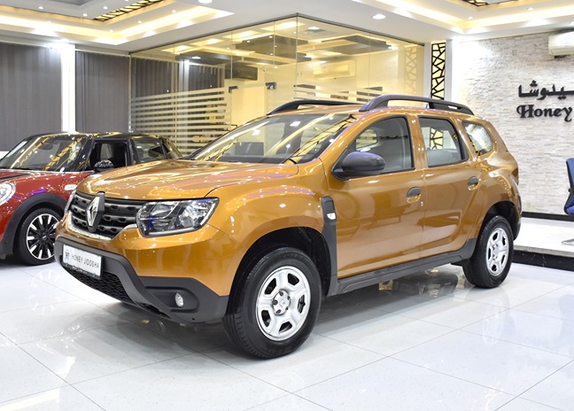 EXCELLENT DEAL for our Renault Duster 1.6L ( 2019 Model ) in Orange Color GCC Specs