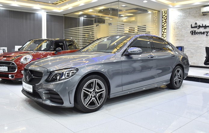 EXCELLENT DEAL for our Mercedes Benz C180 1.6L ( 2019 Model ) in Grey Color German Specs