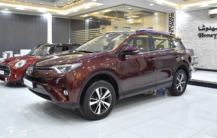 EXCELLENT DEAL for our Toyota Rav4 GXR 4WD ( 2017 Model ) in Burgundy Color GCC Specs