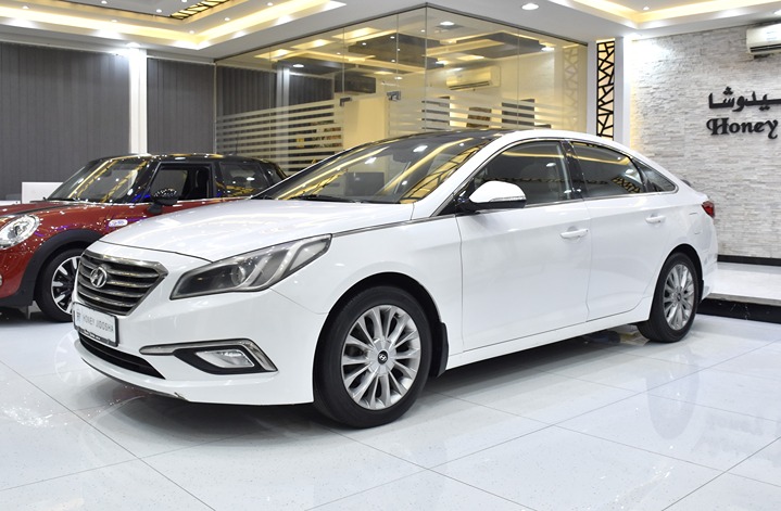 EXCELLENT DEAL for our Hyundai Sonata ( 2017 Model ) in White Color GCC Specs