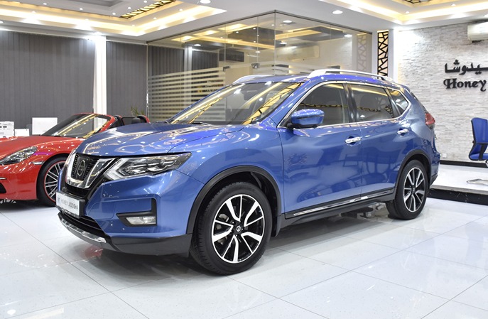 EXCELLENT DEAL for our Nissan X-Trail 2.5 SL ( 2020 Model ) in Blue Color GCC Specs