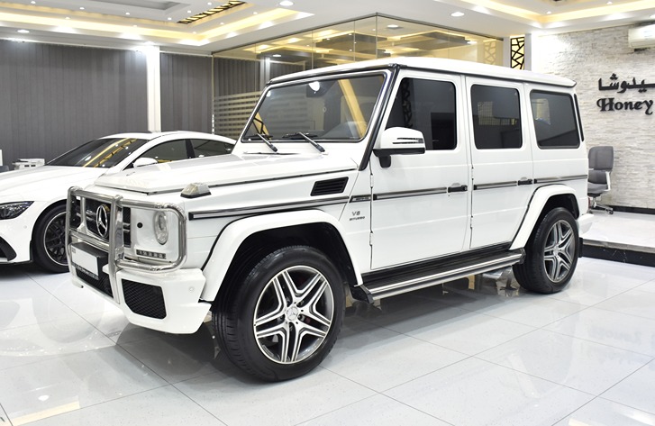 EXCELLENT DEAL for our Mercedes Benz G63 AMG ( 2014 Model ) in White Color GCC Specs