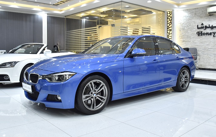 EXCELLENT DEAL for our BMW 330i M-Kit ( 2017 Model ) in Blue Color GCC Specs