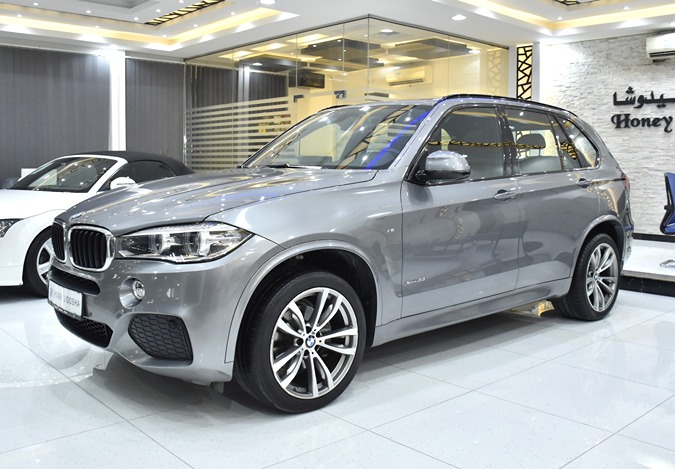 BMW X5 xDrive35i ( 2016 Model ) in Grey Color GCC Specs