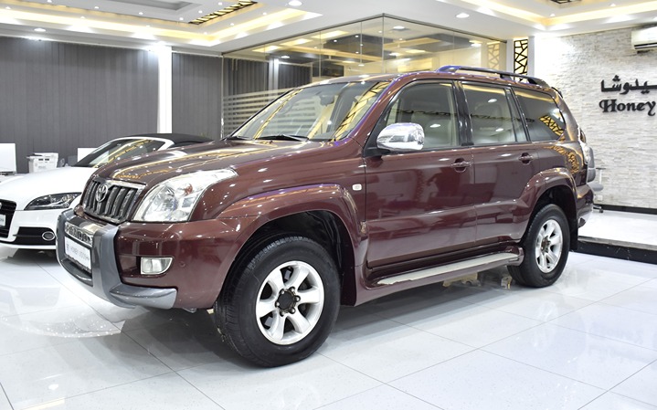 Toyota Prado VX ( 2009 Model ) in Burgundy Color GCC Specs