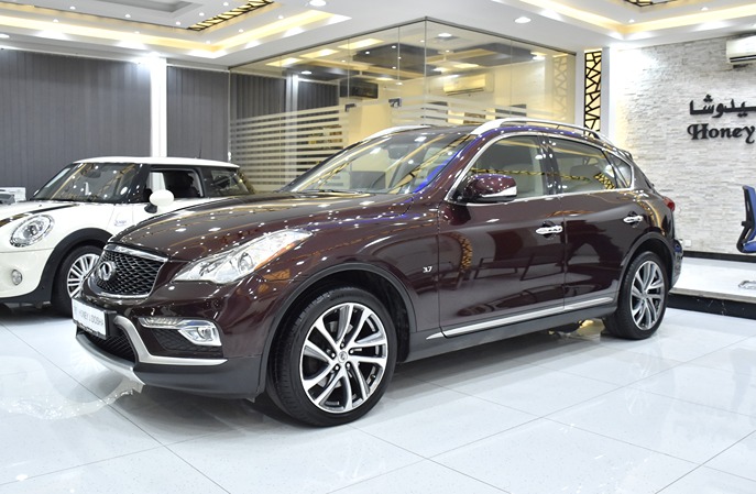 Infiniti QX50 ( 2017 Model ) in Burgundy Color GCC Specs