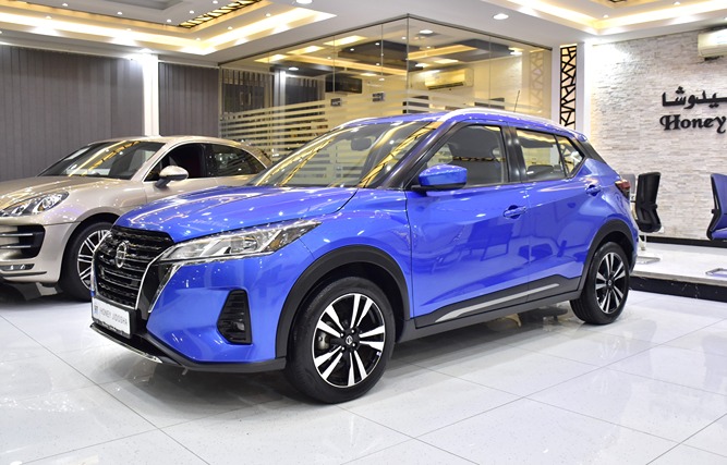 Nissan Kicks ( 2022 Model ) in Blue Color GCC Specs