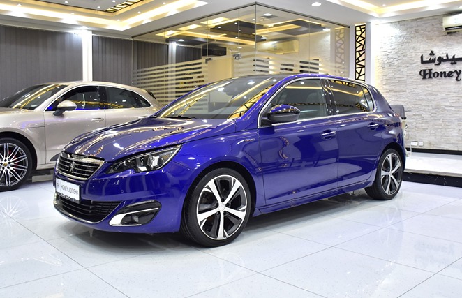 Peugeot 308 GT-Line ( 2016 Model ) in Blue Color GCC Specs