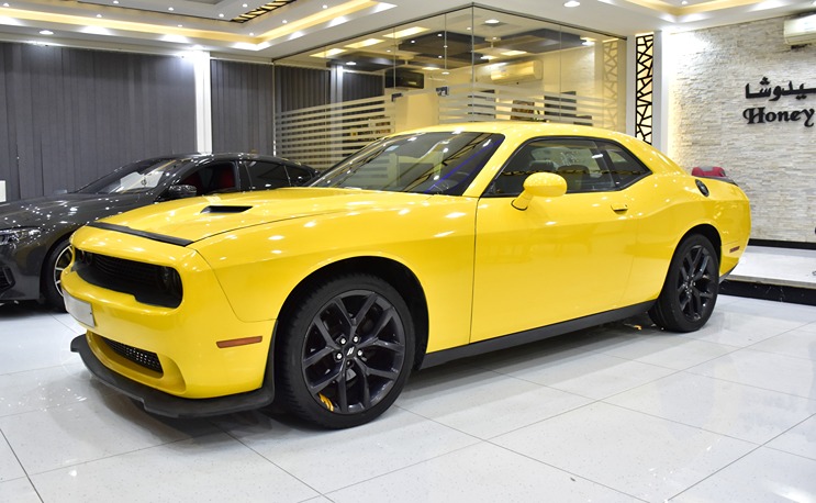 Dodge Challenger ( 2019 Model ) in Yellow Color American Specs