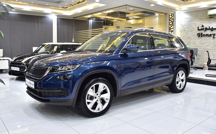 Skoda Kodiaq 4x4 ( 2019 Model ) in Blue Color GCC Specs