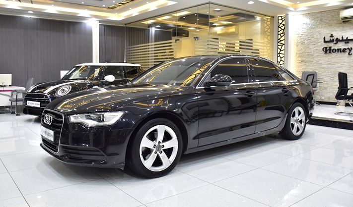 Audi A6 2.0T ( 2014 Model ) in Black Color GCC Specs